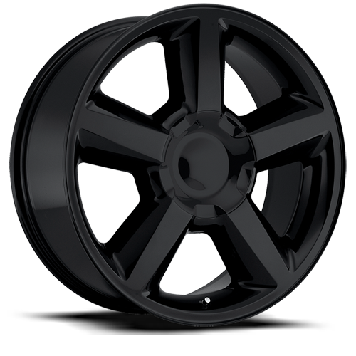 Factory Reproductions FR 31 2007 Chevrolet Tahoe Replica GB 20x8.5 +30 6x139.7mm 78.1mm Gloss Black