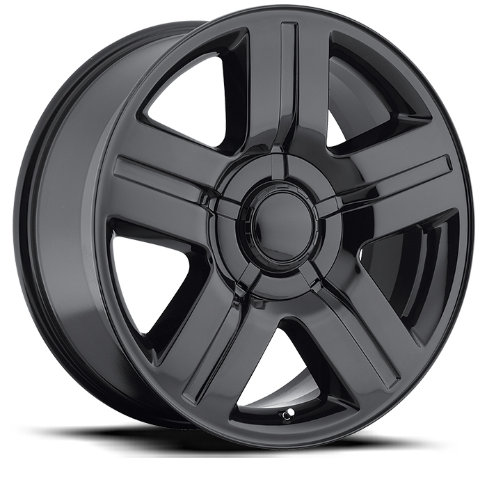 Factory Reproductions FR 37 Chevrolet Texas Silverado Replica GB 24x10 +31 6x139.7mm 78.1mm Gloss Black