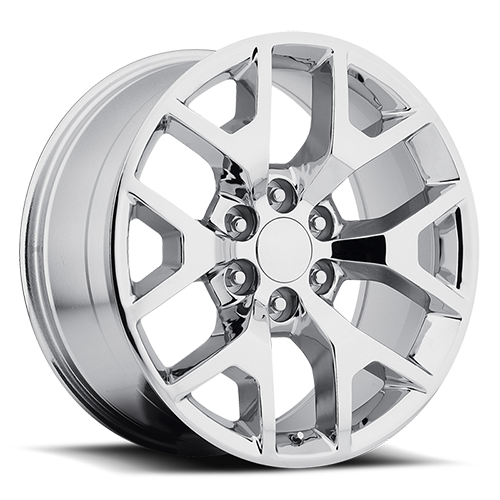 Factory Reproductions FR 44 GMC Sierra Replica CH 20x9 +27 6x139.7mm 78.1mm Chrome