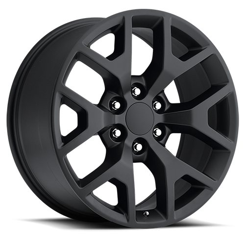 Factory Reproductions FR 44 GMC Sierra Replica SB 22x9 +31 6x139.7mm 78.1mm Satin Black