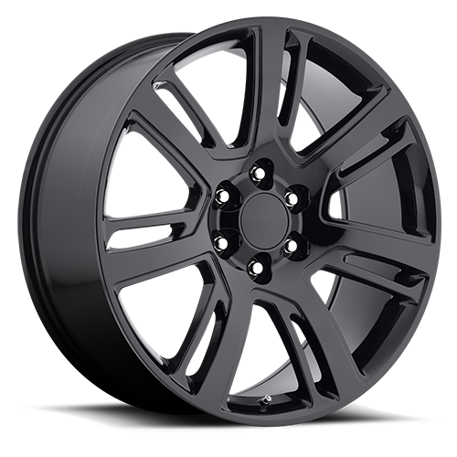 Factory Reproductions FR 48 2015 Cadillac Escalade Replica GB 22x9 +31 6x139.7mm 78.1mm Gloss Black