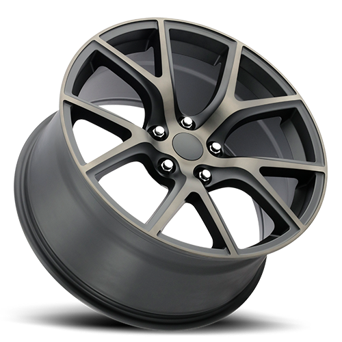 Factory Reproductions FR 75 Jeep Trackhawk Replica BZ 20x10 +50 5x127mm 71.5mm Satin Black Machined Face-Clear Bronze