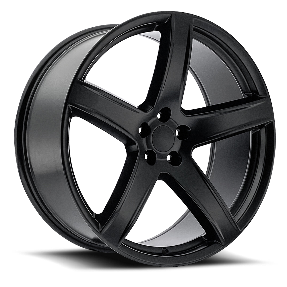 Factory Reproductions FR 77 Dodge Hellcat HC2 Truck Replica SB 24x10 +25.4 5x139.7mm 77.8mm Satin Black