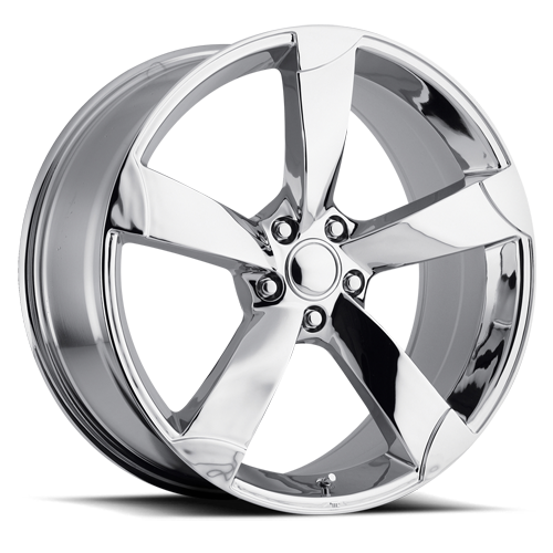 Factory Reproductions FR 85 Audi AU5 Replica CH 20x9 +40 5x112mm 66.6mm Chrome