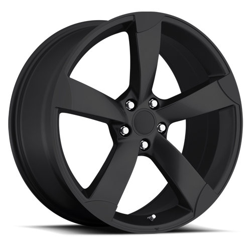 Factory Reproductions FR 85 Audi AU5 Replica SB 20x9 +40 5x112mm 66.6mm Satin Black