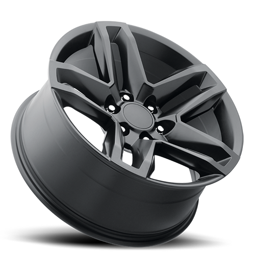 Factory Reproductions FR 94 Cheverolet Silverado Z71 Split 5 Replica SB 22x9 +15 5x139.7mm 78.1mm Satin Black