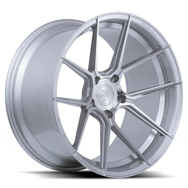 Ferrada Wheels Forge-8 F8-FR8 Machine Silver 20x9 5x112 ET25 66.56 Mid Concavity