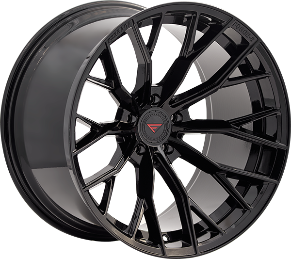 Ferrada Wheels Froge-8 FR9 Obsidian Black 20x11 Blank ET50-70 66.56 Mid Concavity