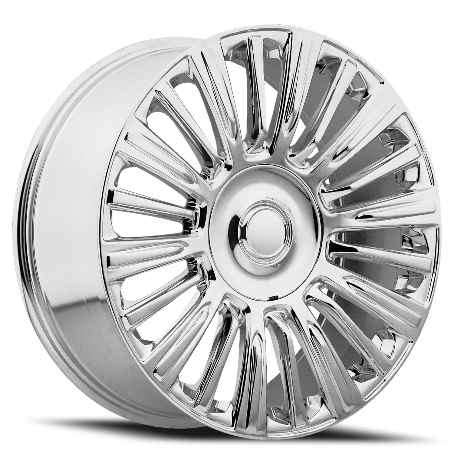 Factory Reproductions FR 91 2021 Escalade Platinum Replica CH 22x9 +28 6x139.7mm 78.1mm Chrome