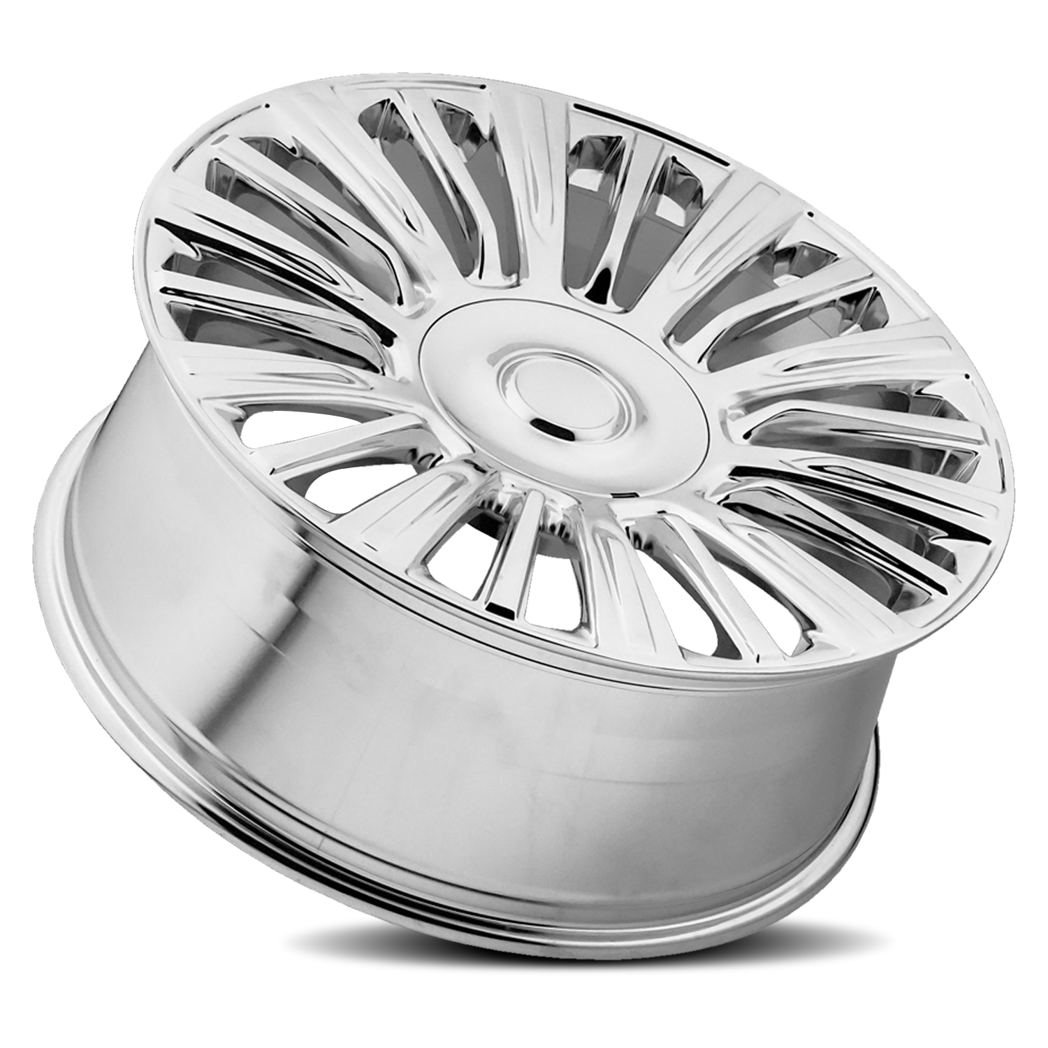 Factory Reproductions FR 91 2021 Escalade Platinum Replica CH 22x9 +28 6x139.7mm 78.1mm Chrome