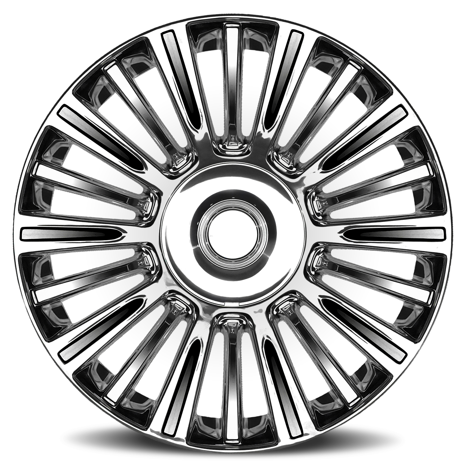 Factory Reproductions FR 91 2021 Escalade Platinum Replica CH 22x9 +28 6x139.7mm 78.1mm Chrome