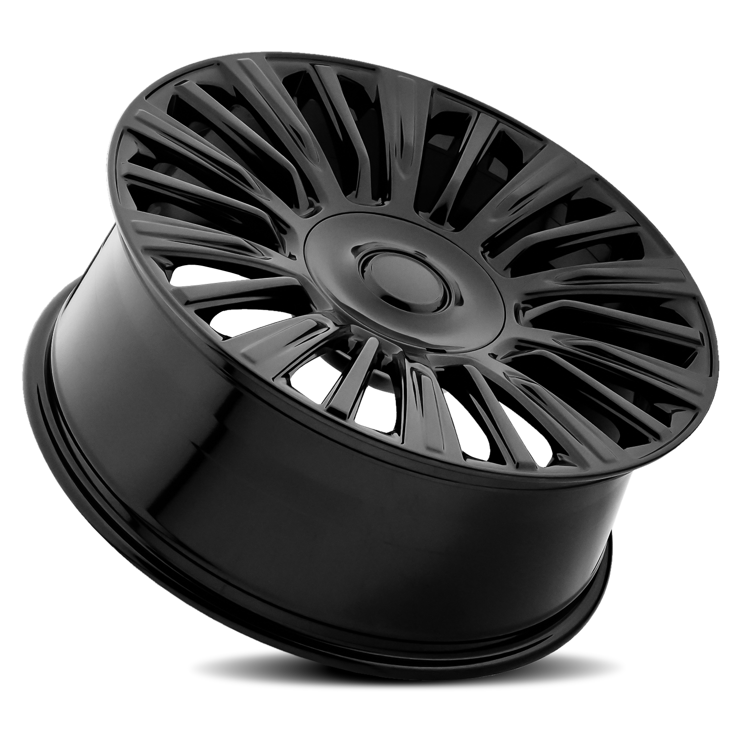Factory Reproductions FR 91 2021 Escalade Platinum Replica GB 22x9 +28 6x139.7mm 78.1mm Gloss Black