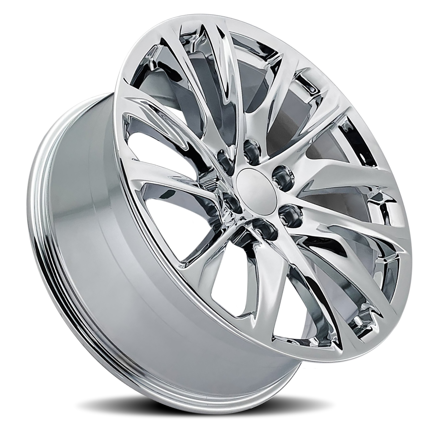 Factory Reproductions FR 98 Escalade 12 Spoke Replica CH 24x10 +31 6x139.7mm 78.1mm Chrome