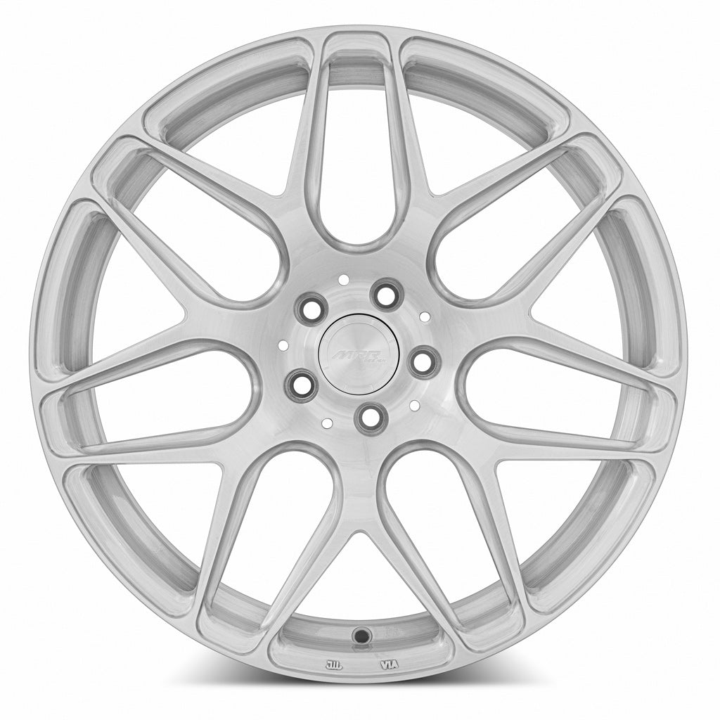 MRR FS1 18x8.5 25 5x112mm 66.6mm Brushed Clear