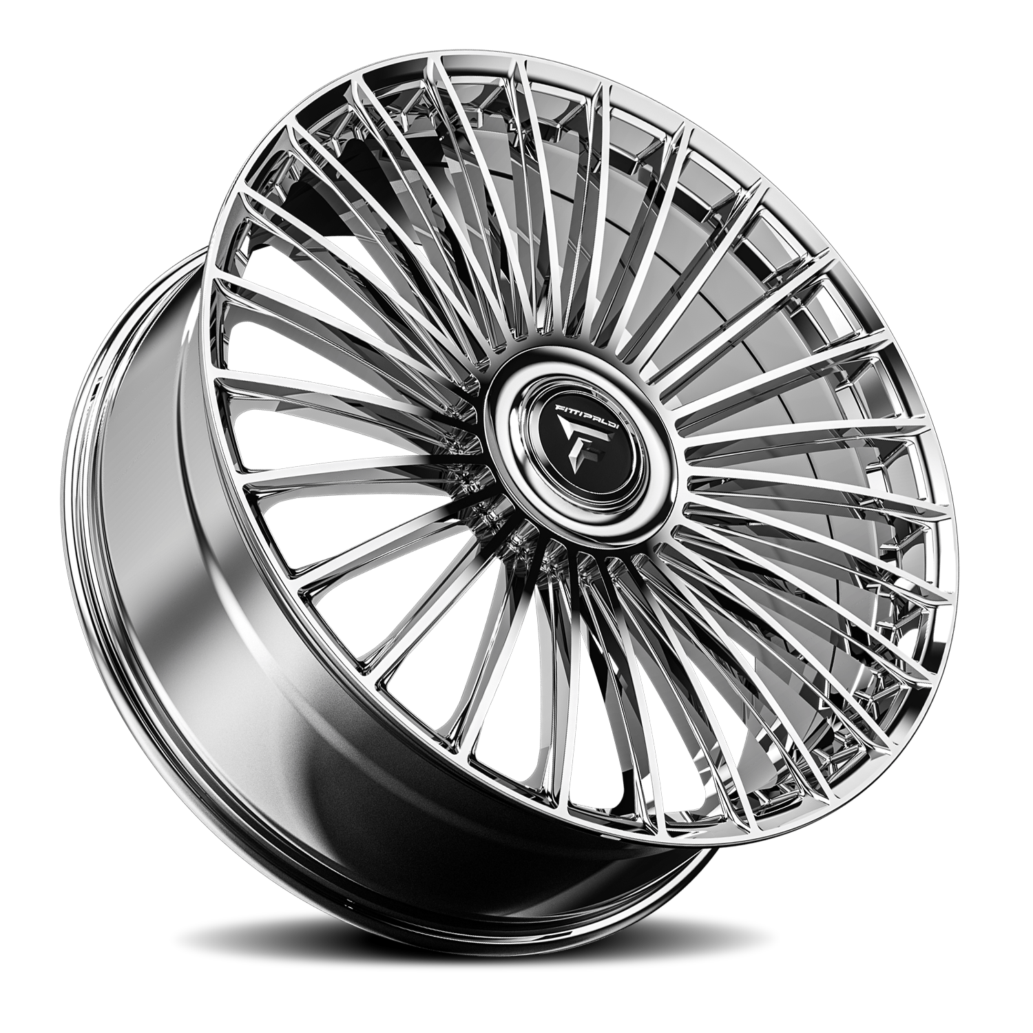 Fittipaldi Street FS370MC 22x9.5" 5x108mm 73.1mm CB +38mm Chrome Mirror Coat