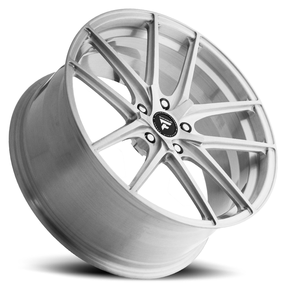 Fittipaldi Sport FSF04 20x10.5" 5x120mm 66.9mm CB +38mm Brushed Silver Clear Coat
