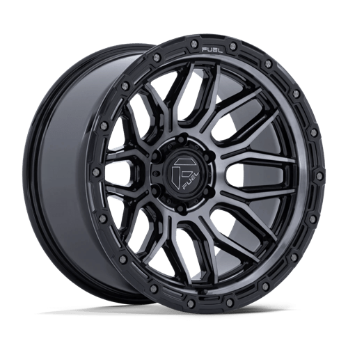 <b>Fuel Wheels</b> FC881 SURGE -<br> Gloss Black Machined W/ Gray Tint