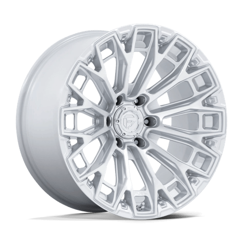 <b>Fuel Wheels</b> FC882 TRAX -<br> Gloss Silver W/ Machined Face