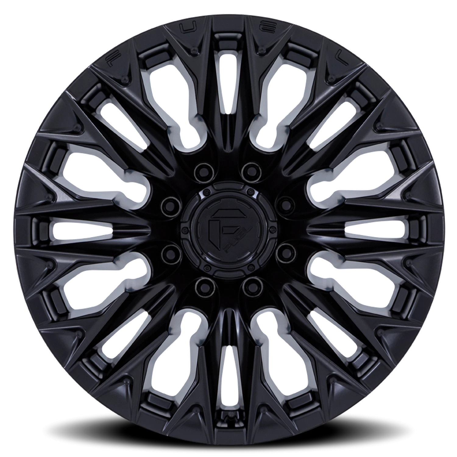 Fuel Flame 8 20x10" 8x180mm 124.2mm CB -18mm Blackout