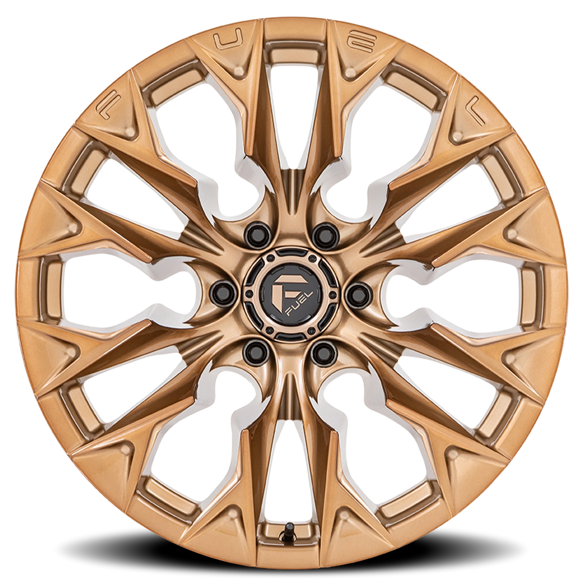 Fuel Flame 5 22x12 -44 5x127mm 71.5mm Platinum Bronze
