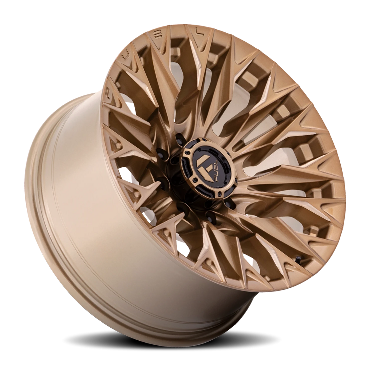 Fuel Flame 8 20x9 +1 8x165.1mm 125.1mm Platinum Bronze