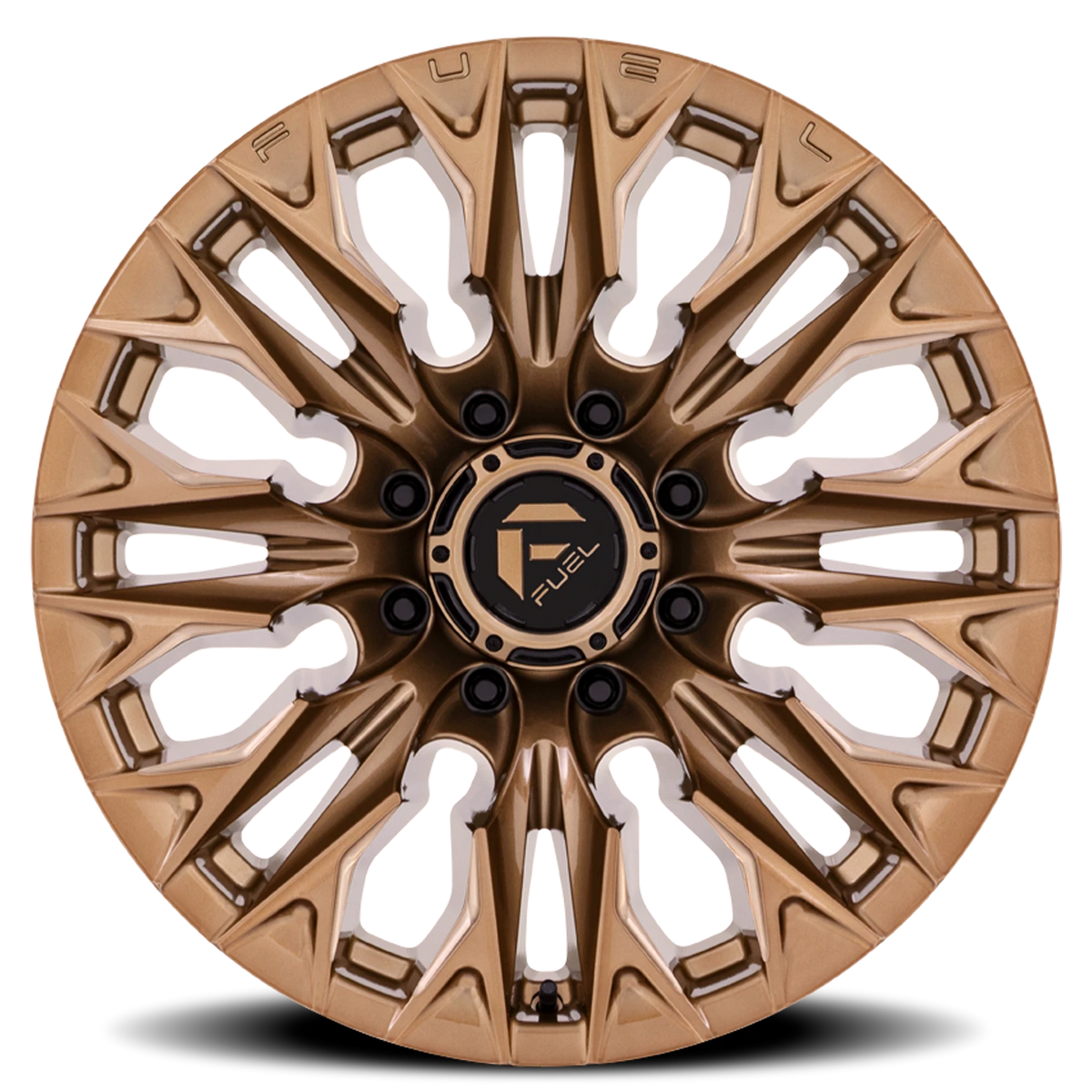 Fuel Flame 8 20x9 +20 8x180mm 124.2mm Platinum Bronze