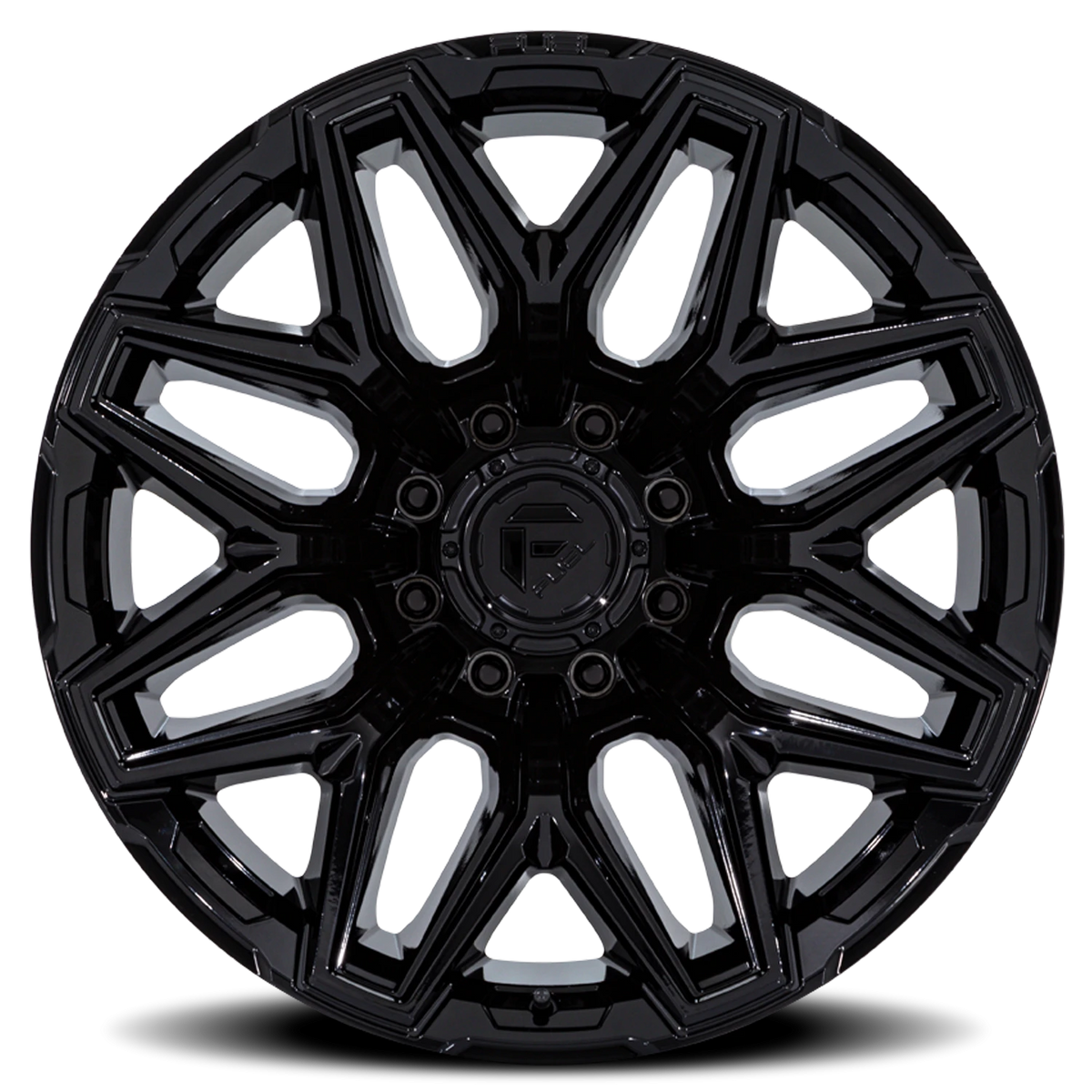 Fuel Flux 8 20x10 -18 8x165.1mm 125.1mm Gloss Black