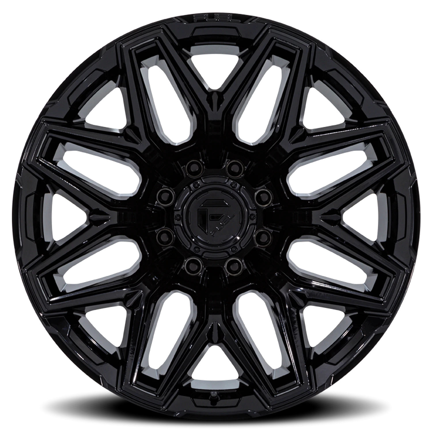 Fuel Flux 8 22x10" 8x165.1mm 125.1mm CB -18mm Blackout