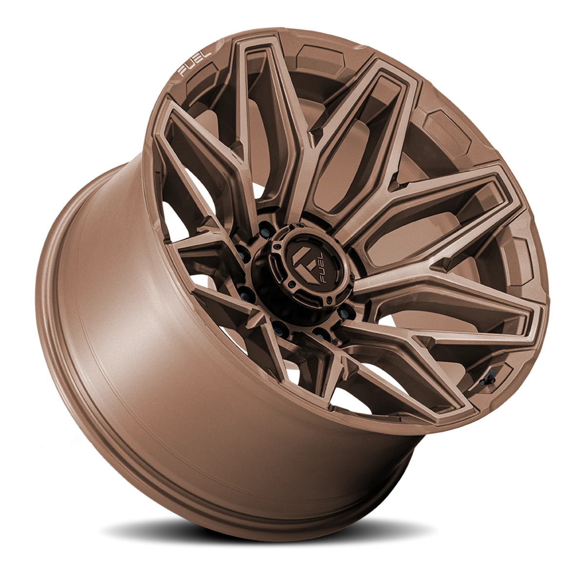 Fuel Flux 8 20x9 +1 8x165.1mm 125.1mm Platinum Bronze
