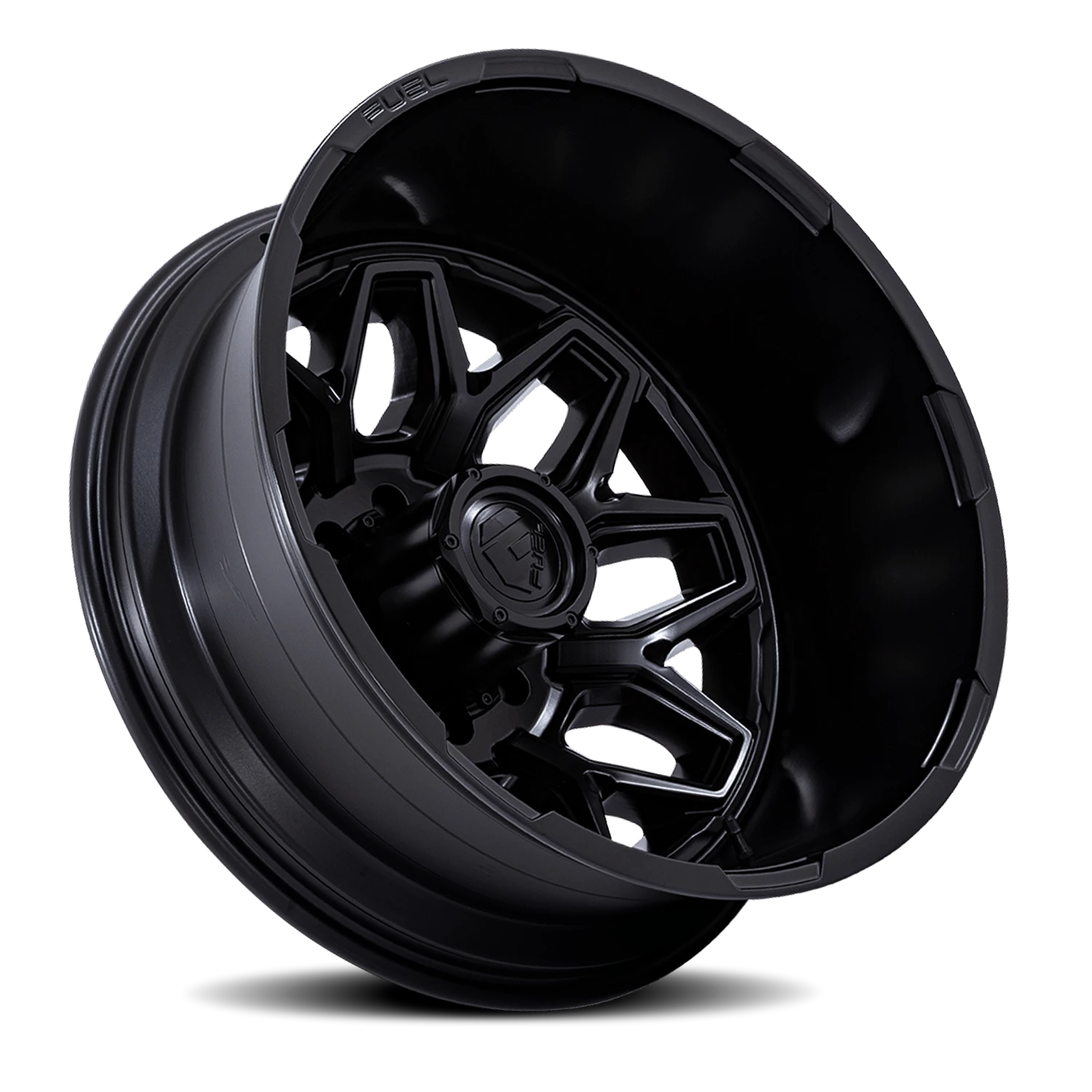 Fuel Flux Dually 22x8.25" 8x200mm 142mm CB -201mm Blackout