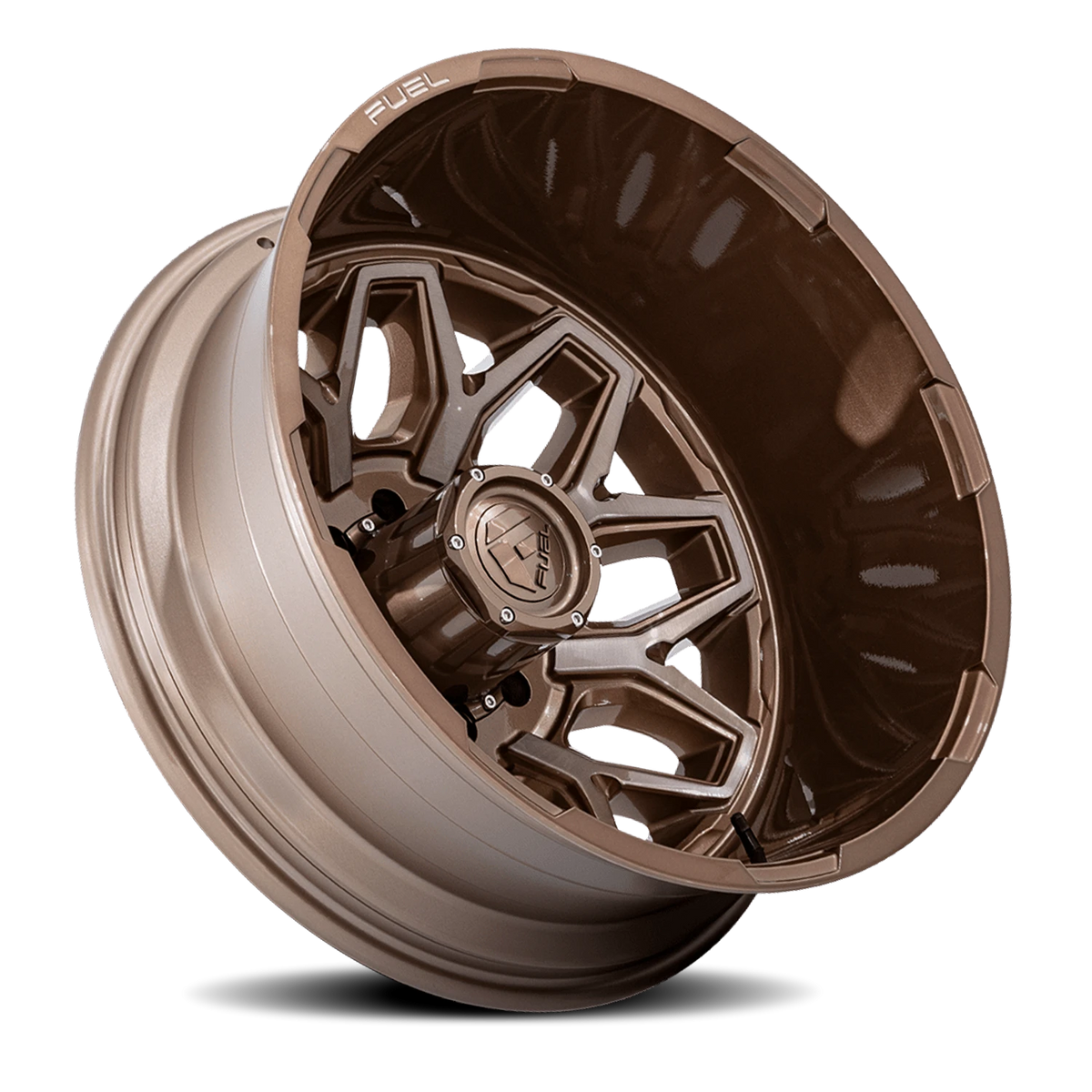 Fuel Flux Dually 20x8.25 -201 8x170mm 125.1mm Platinum Bronze