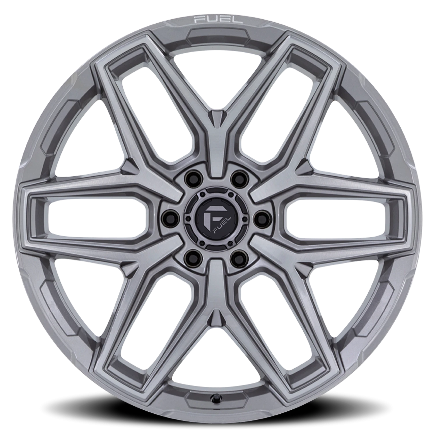 Fuel Flux 6 FC854AX 20x10 -18 6x139.7mm 106.1mm Platinum