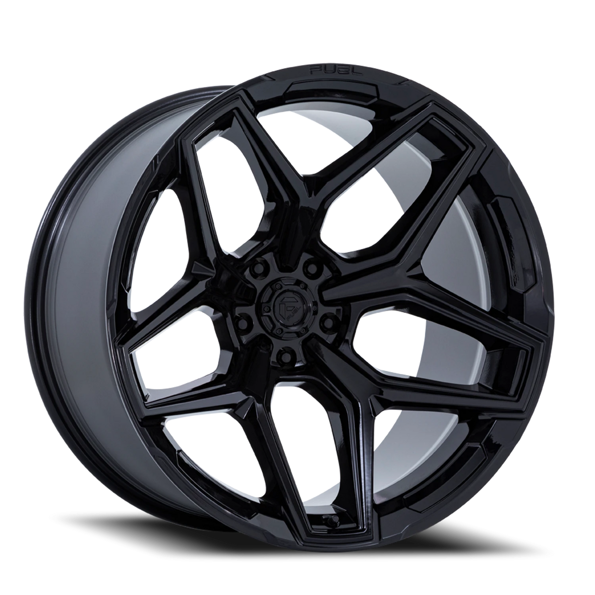 Fuel Flux 5 17x9 +1 5x127mm 71.5mm Gloss Black