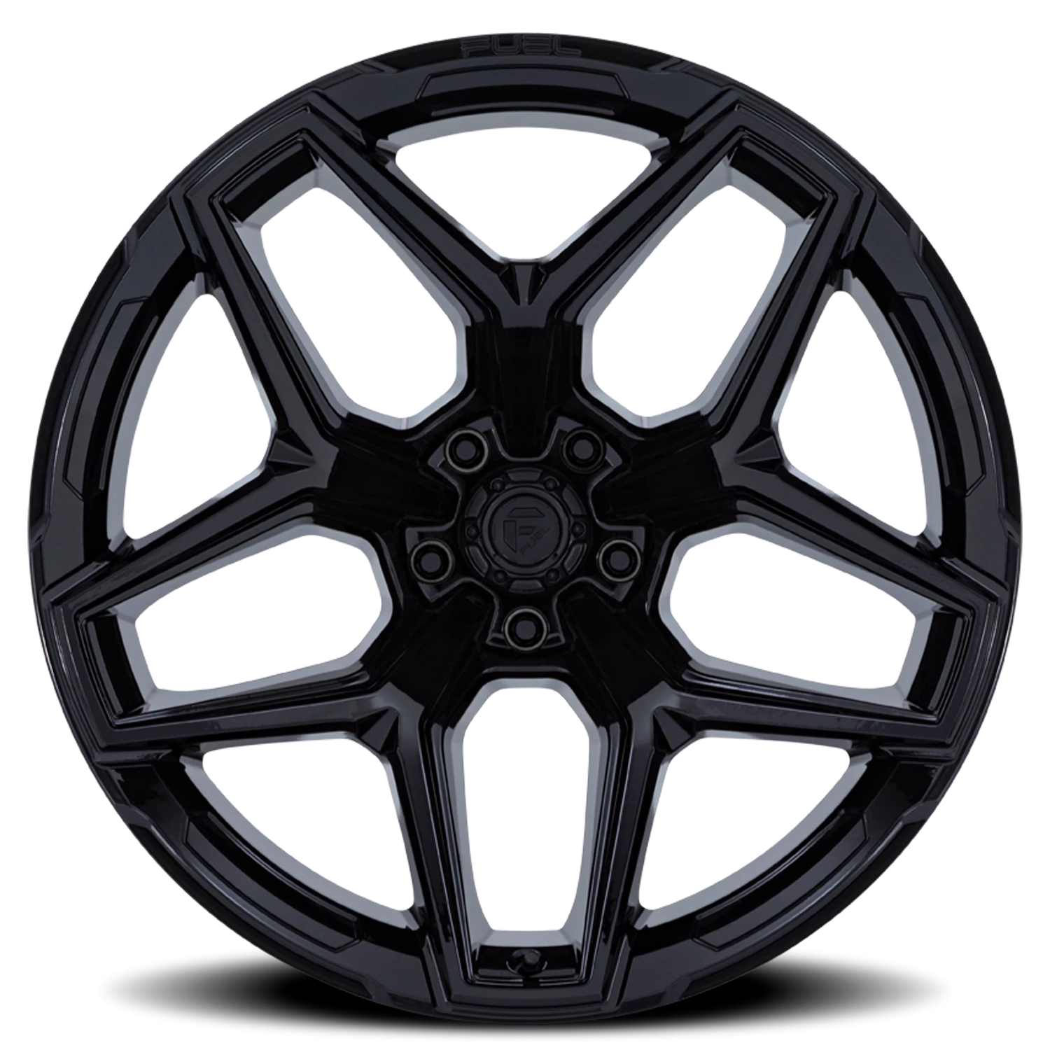 Fuel Flux 6 17x9" 6x135mm 87.1mm CB +1mm Gloss Black