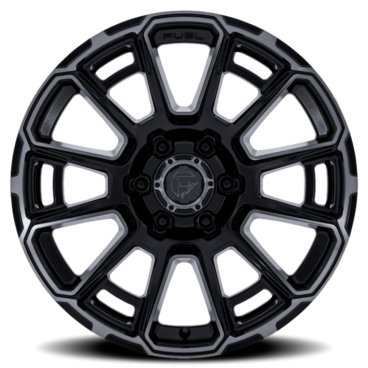 Fuel Foxhound 20x9 +20 6x135mm 87.1mm Gloss Black Dark Tinted Clear