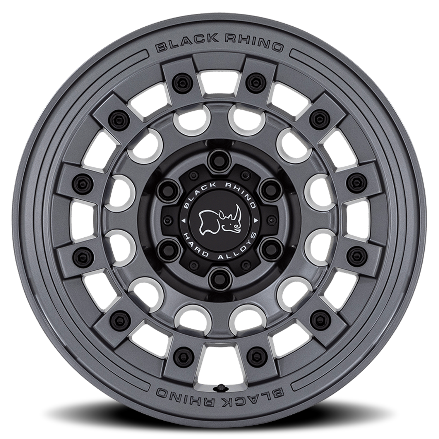 Black Rhino Fuji 17x8" 6x139.7mm 106.1mm CB +20mm Matte Gunmetal