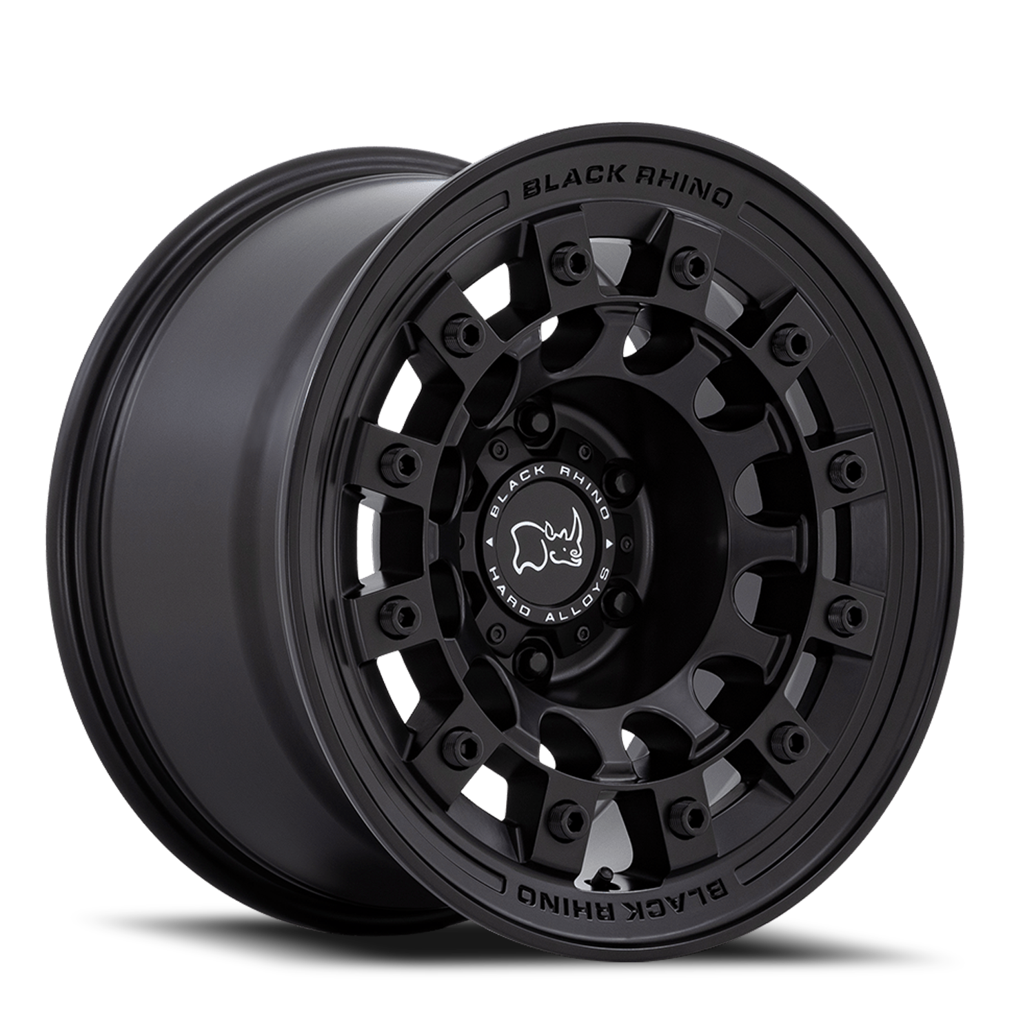 Black Rhino Fuji 17x9" 6x139.7mm 106.1mm CB -12mm Matte Black