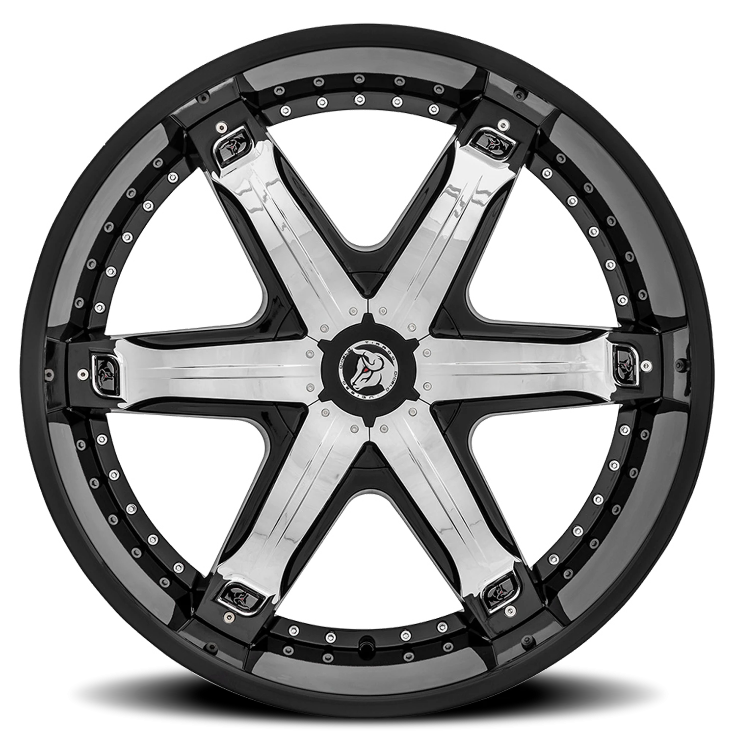 Diablo Fury 26x10" 6x135mm 87.1mm CB +30mm Gloss Black