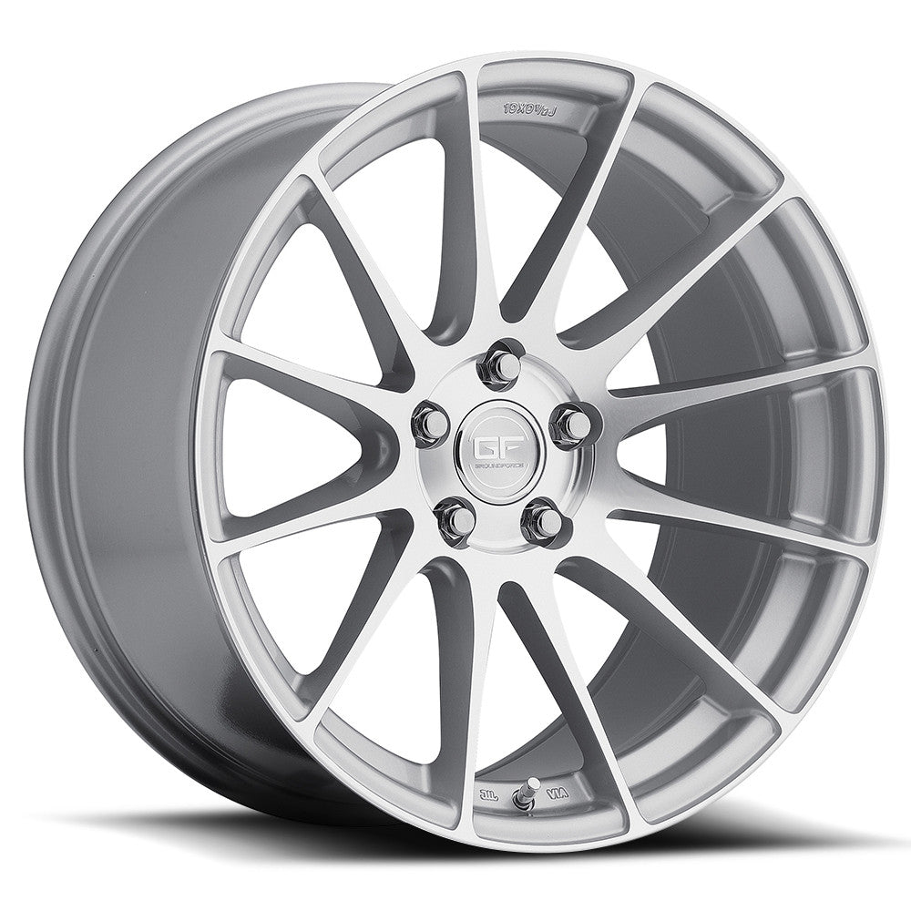 MRR GF6 19x9.5 20 5x114.3mm 73.1mm Silver Machined Face