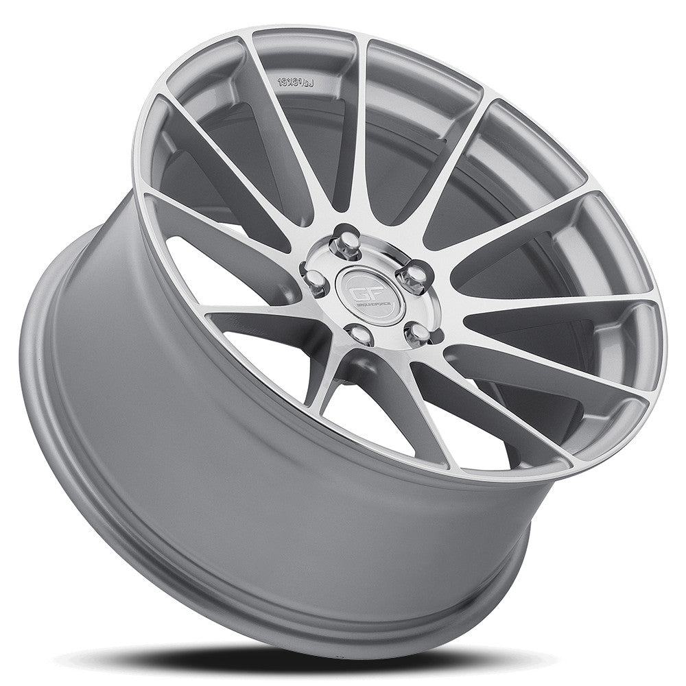 MRR GF6 19x9.5 20 5x114.3mm 73.1mm Silver Machined Face