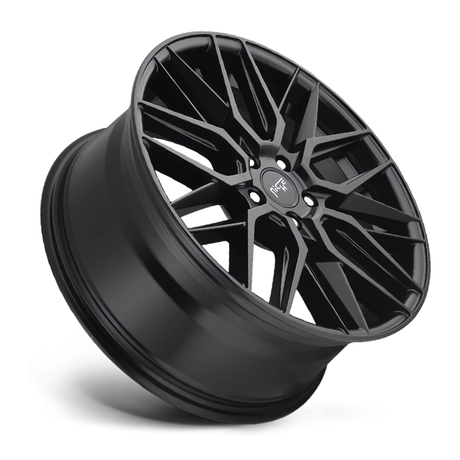 Niche Gamma 20x9" 5x115mm 71.7mm CB +38mm Matte Black