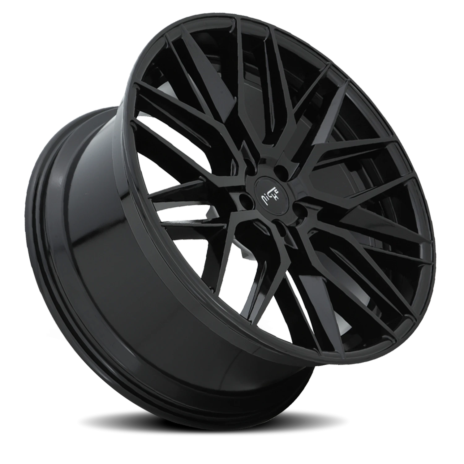 Niche Gamma 19x8.5" 5x114.3mm 72.6mm CB +35mm Gloss Black