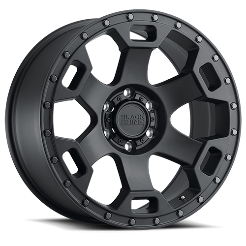Black Rhino Gauntlet 18x9" 5x139.7mm 78.1mm CB +2mm Semi Gloss Black Gunmetal Bolts