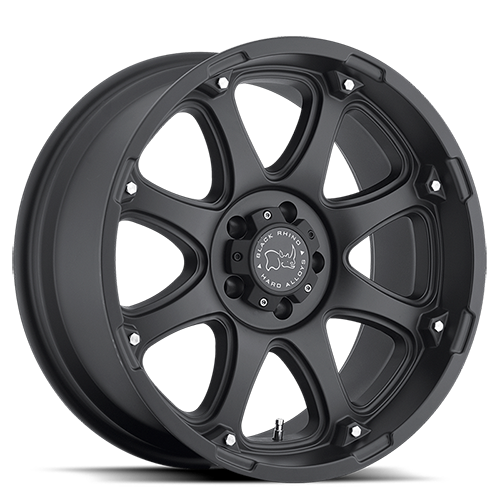 Black Rhino Glamis 18x9" 5x150mm 110mm CB +12mm Matte Black
