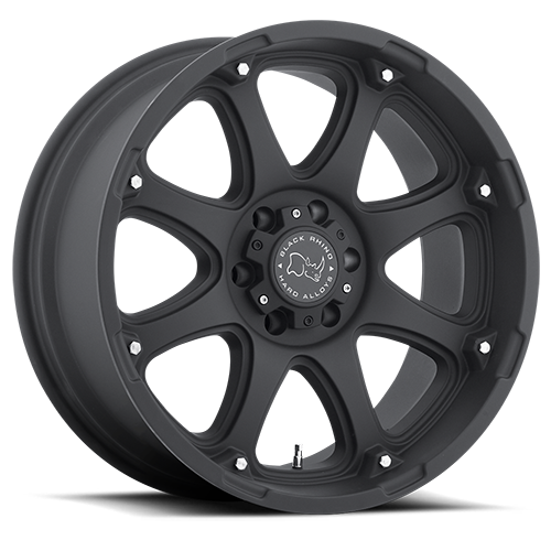 Black Rhino Glamis 17x9" 6x139.7mm 112mm CB -12mm Matte Black