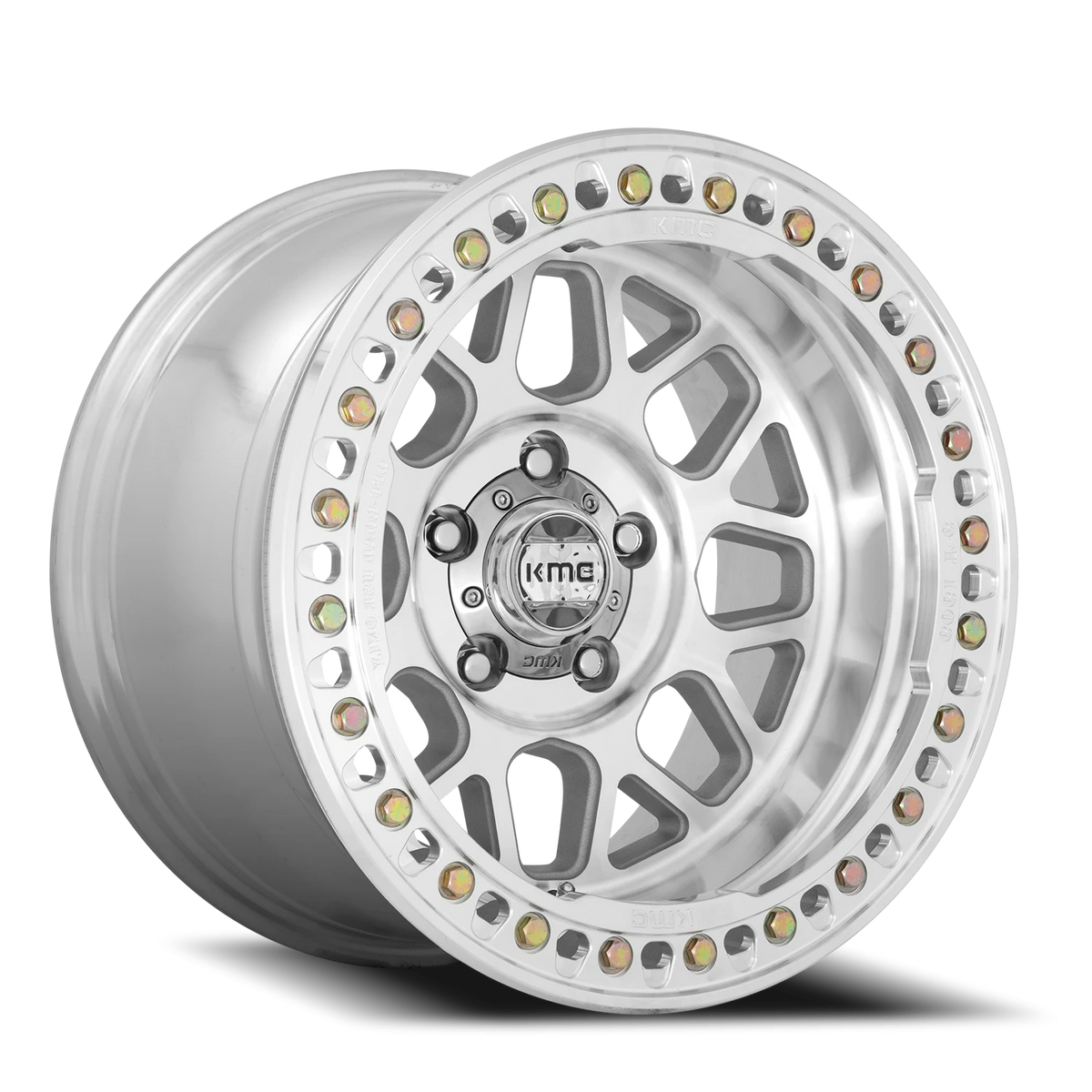 KMC Grenade Crawl Beadlock 17x9 -38 6x139.7mm 108mm Machined