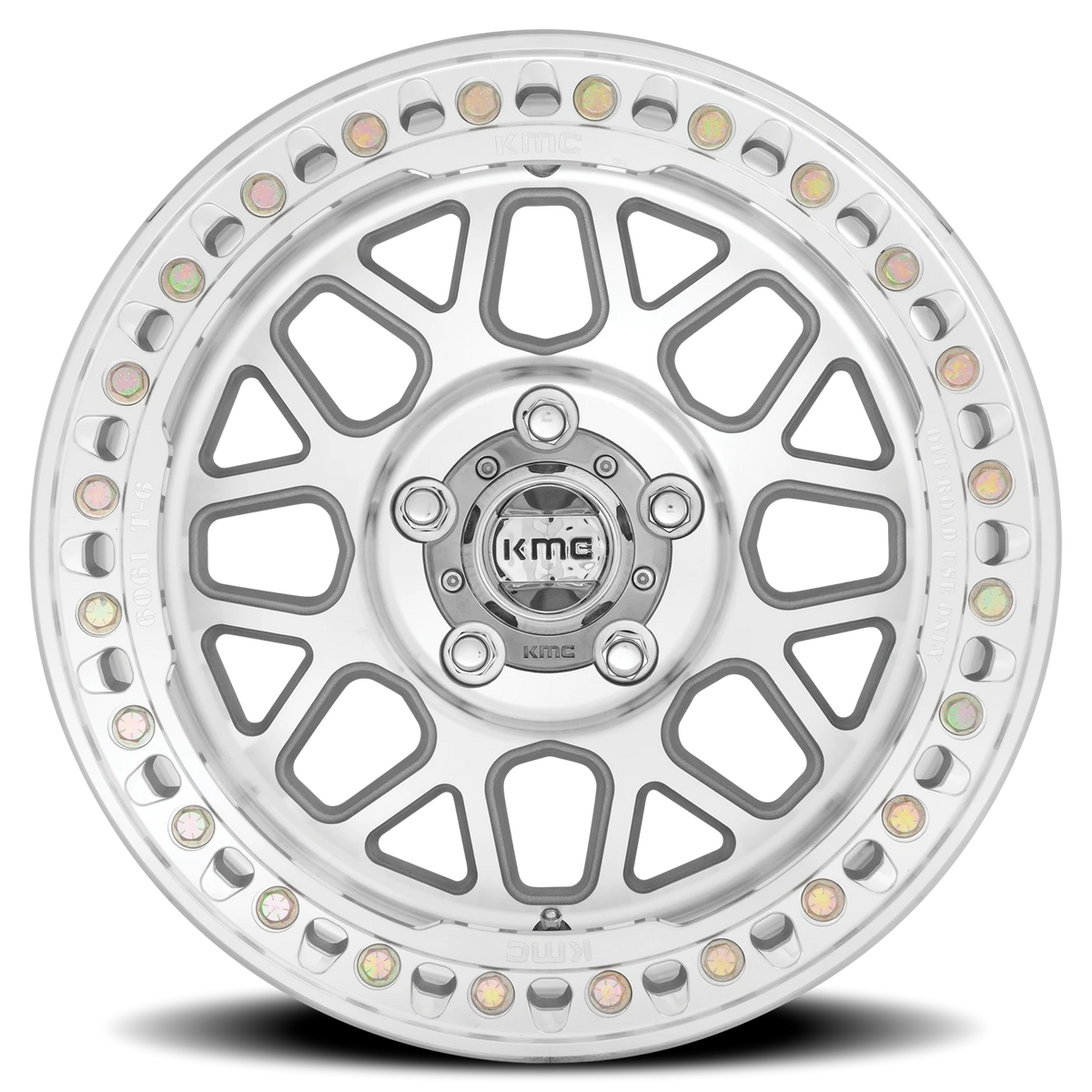 KMC Grenade Crawl Beadlock 17x9 -38 6x139.7mm 108mm Machined