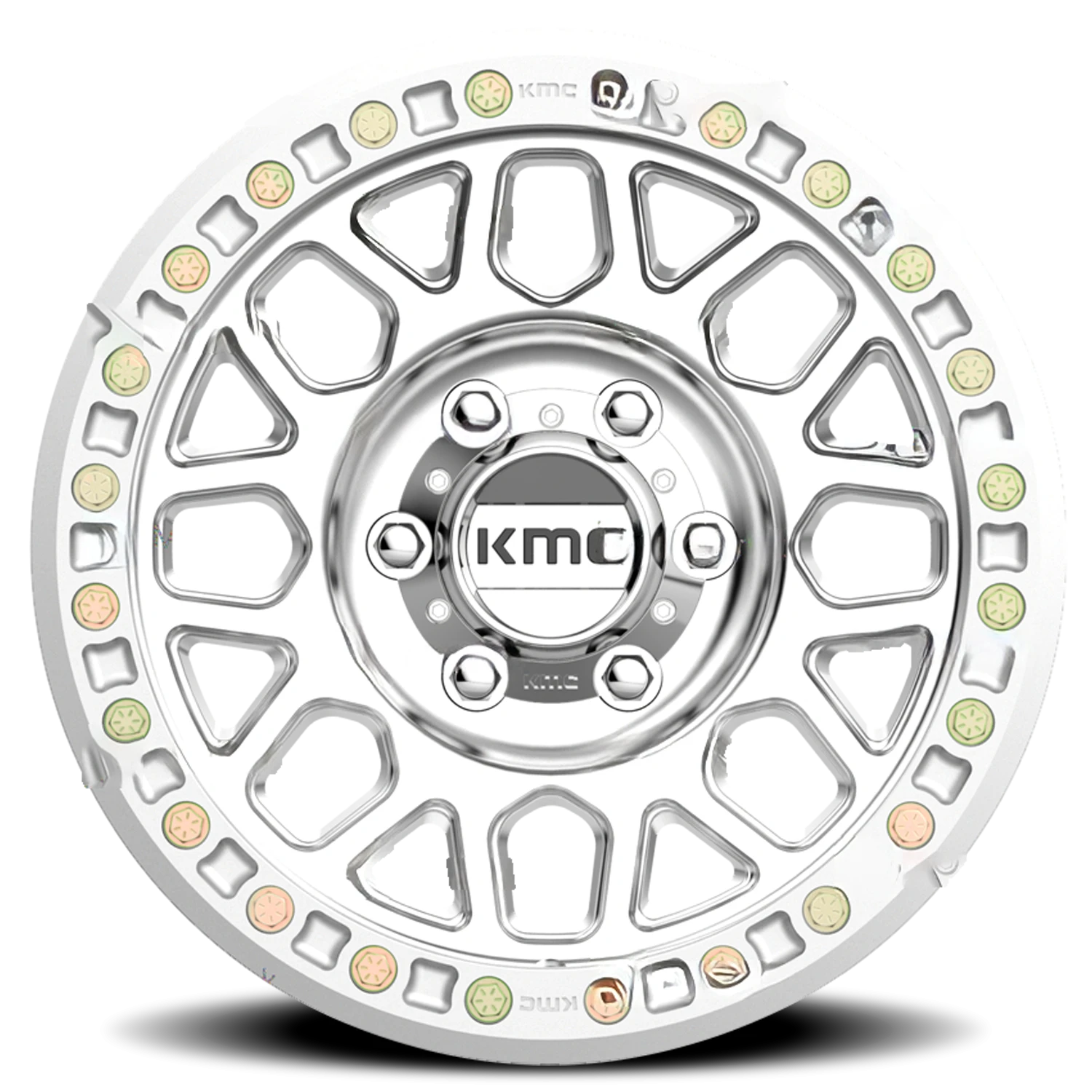KMC Grenade Desert Beadlock KM234 SL 20x9 -12 6x139.7mm 108mm Machined