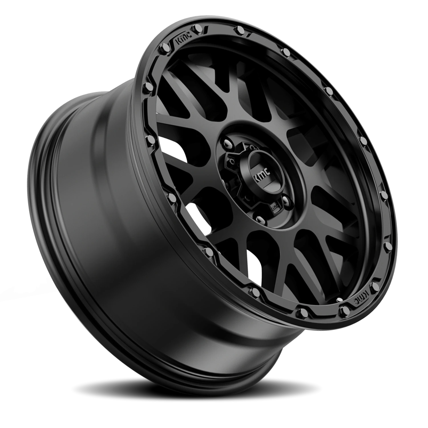 KMC Grenade Off-Road 17x8.5" 5x127mm 78.3mm CB 0mm Matte Black