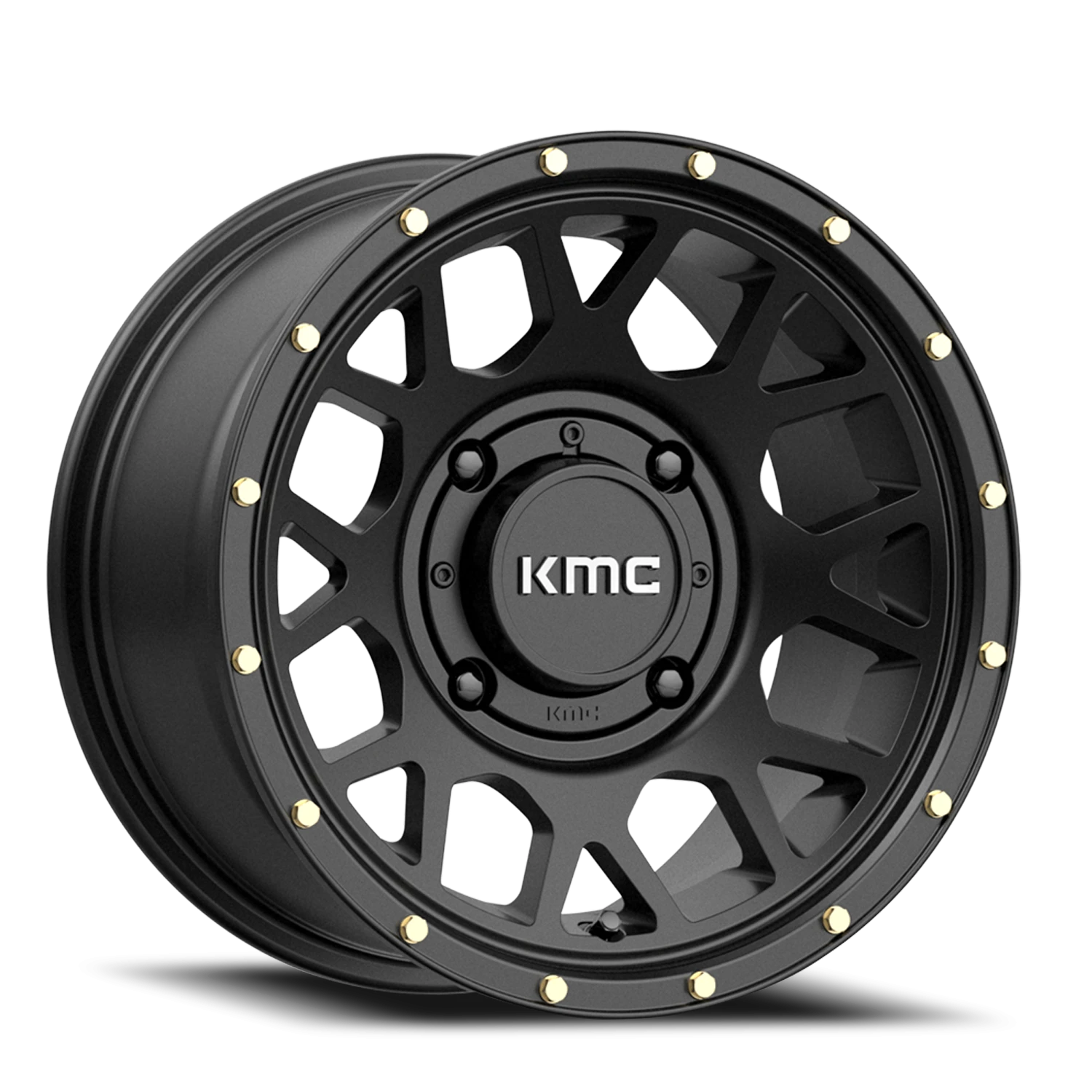 KMC Grenade UTV KS135 15x6 +38 4x156mm 132mm Satin Black